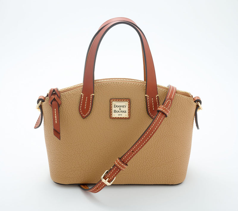 Dooney & Bourke Pebble Leather Ruby Domed Satchel — View 13