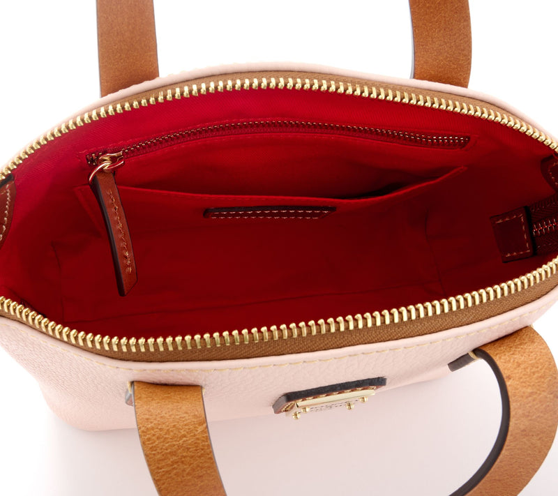Dooney & Bourke Pebble Leather Ruby Domed Satchel — View 3