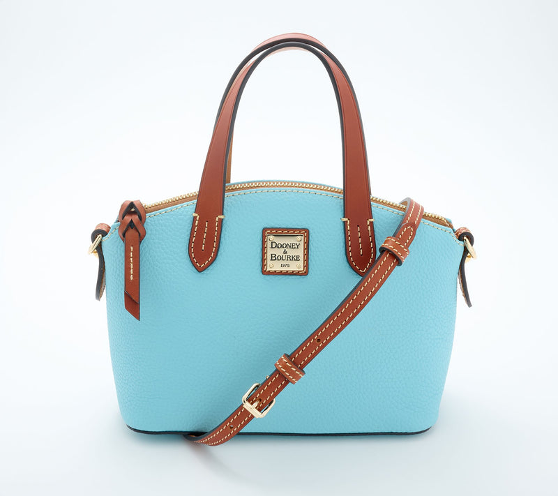 Dooney & Bourke Pebble Leather Ruby Domed Satchel — View 15