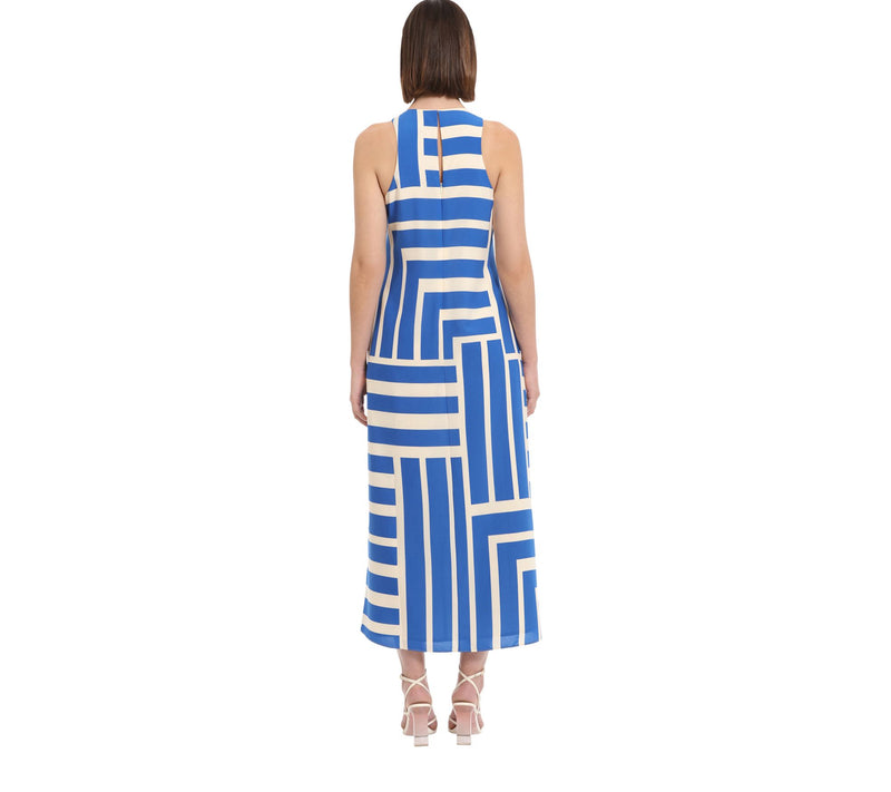 Donna Morgan Maxi Striped Dress — View 3