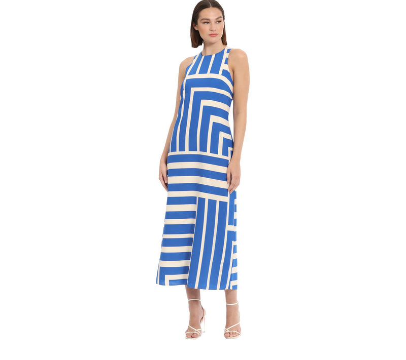 Donna Morgan Maxi Striped Dress — View 2
