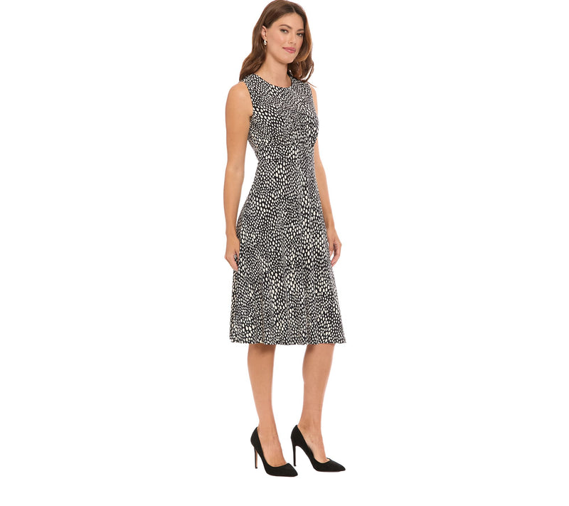 LONDON TIMES Inset Waist Midi Dress — View 2