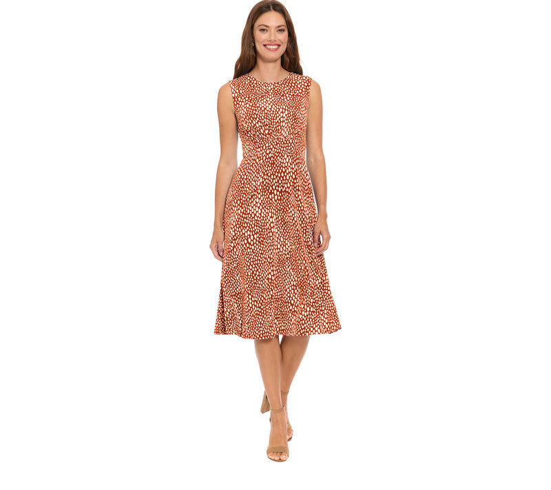 LONDON TIMES Inset Waist Midi Dress — View 11
