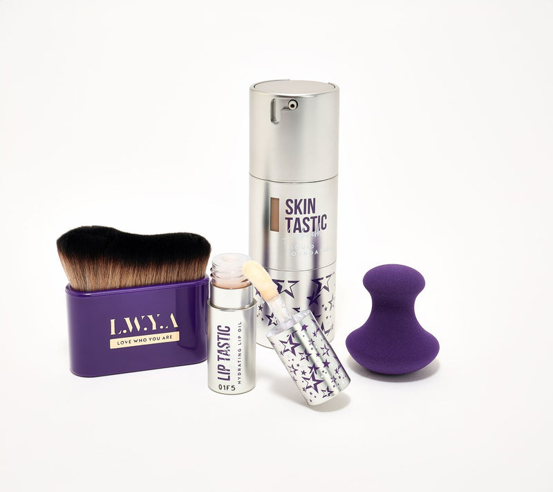 LWYA by Kim Gravel SKINTASTIC Foundation &Lip 4pc Set — View 3