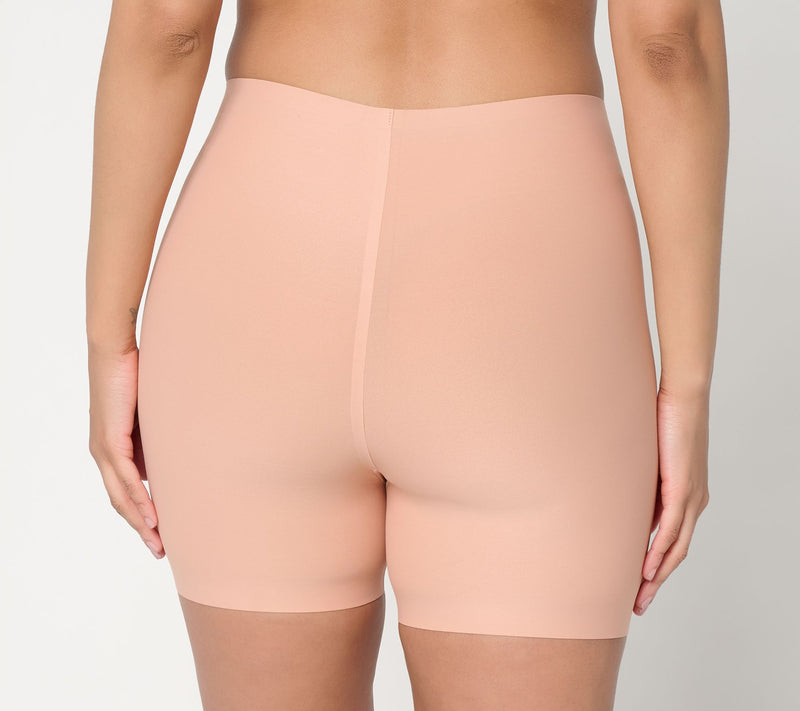Evelyn & Bobbie High-Waisted Retro Bikini Panties & Slip Short Set of 4 — View 2