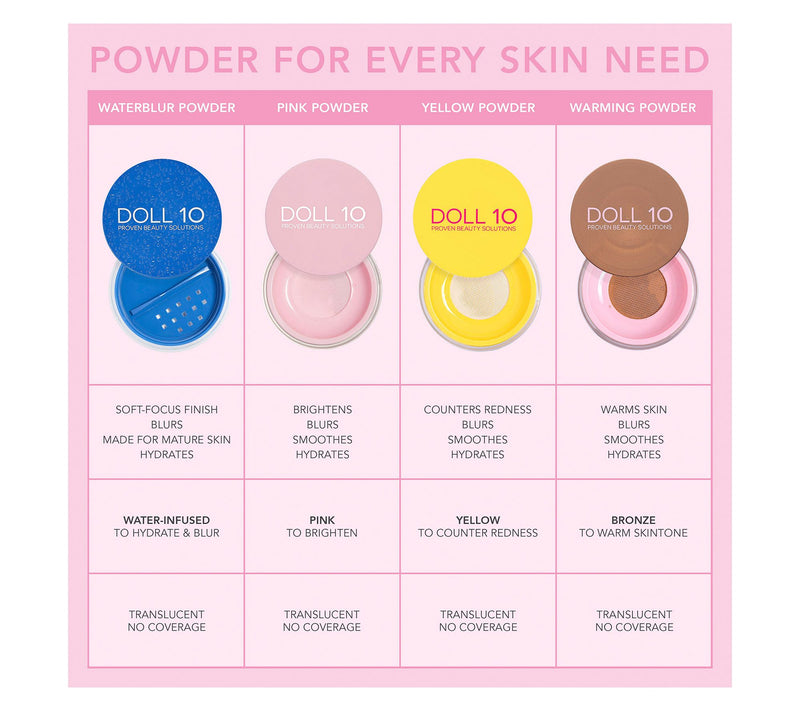 Doll 10 WaterBlur Talc-Free Setting Powder with Blur Brush — View 6
