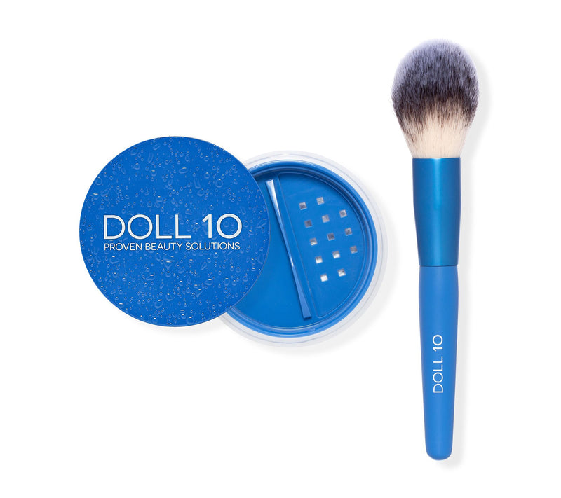 Doll 10 WaterBlur Talc-Free Setting Powder with Blur Brush — Main view