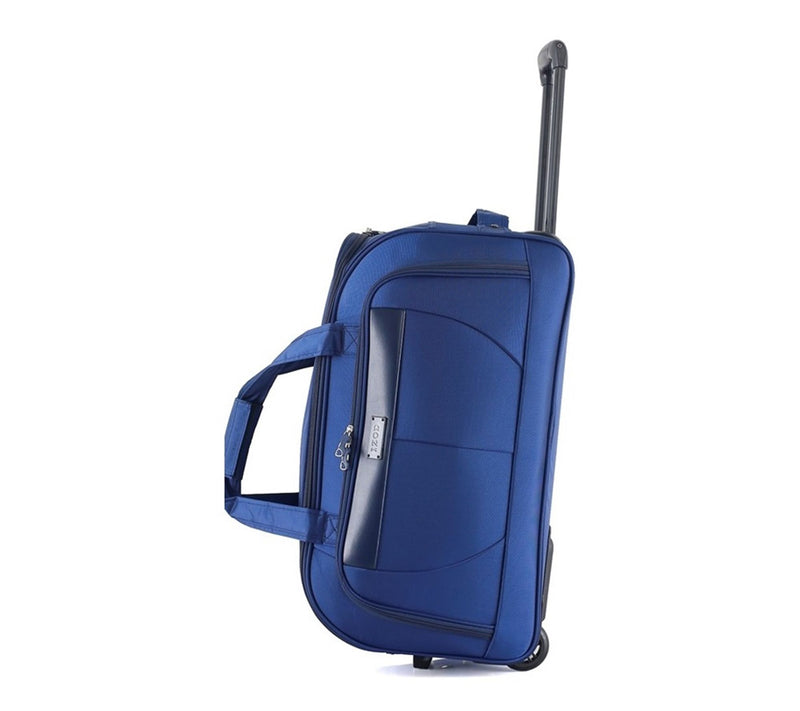 IZOD Carol 20" Lightweight Soft-Shell Rolling Duffel Bag — View 9