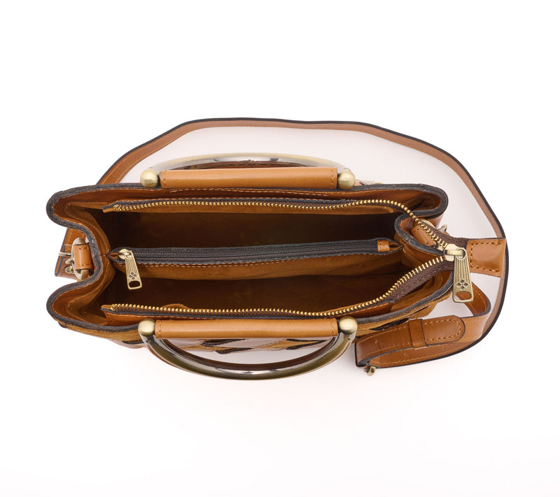 Patricia Nash Leather Novara Satchel — View 12