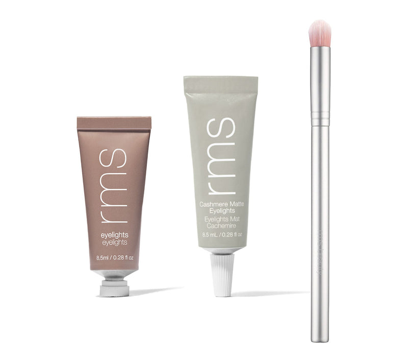 RMS Beauty Eyelights Cream Eyeshadow Duo & Brush — View 10