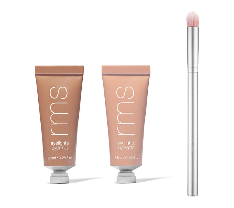 RMS Beauty Eyelights Cream Eyeshadow Duo & Brush — View 12