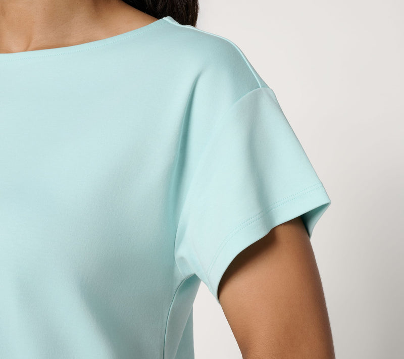 BEAUTIFUL by Lawrence Zarian Pima Cotton Round Neck Top — View 5