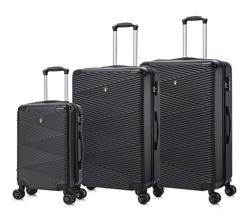 TUCCI Italy AVENZA 3PC Hardside Luggage Set (20 ", 24", 28") — View 11