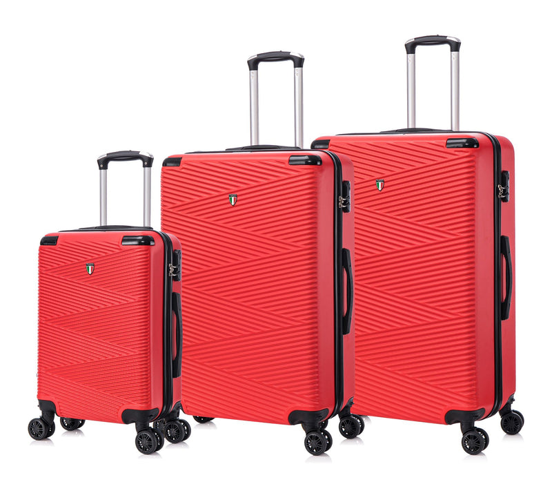 TUCCI Italy AVENZA 3PC Hardside Luggage Set (20 ", 24", 28") — View 13