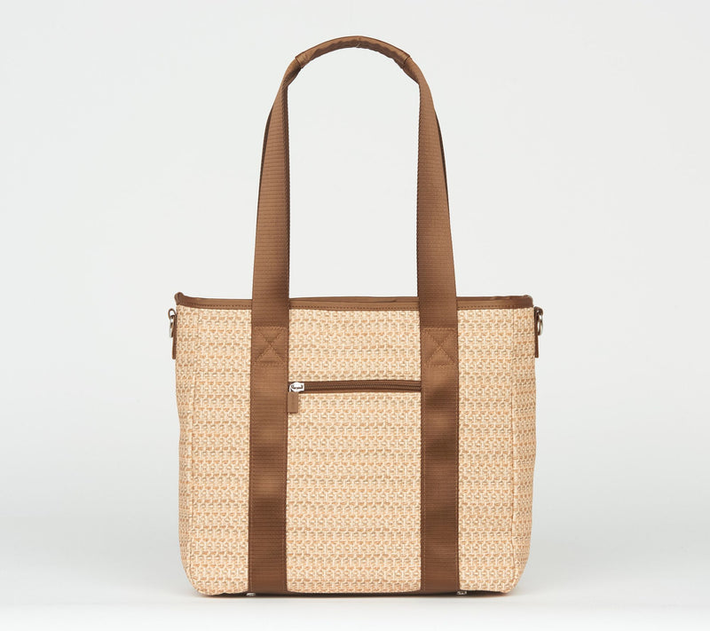IHKWIP Raffia Carry Your Confidence Tote w/ Crossbody Strap — View 4