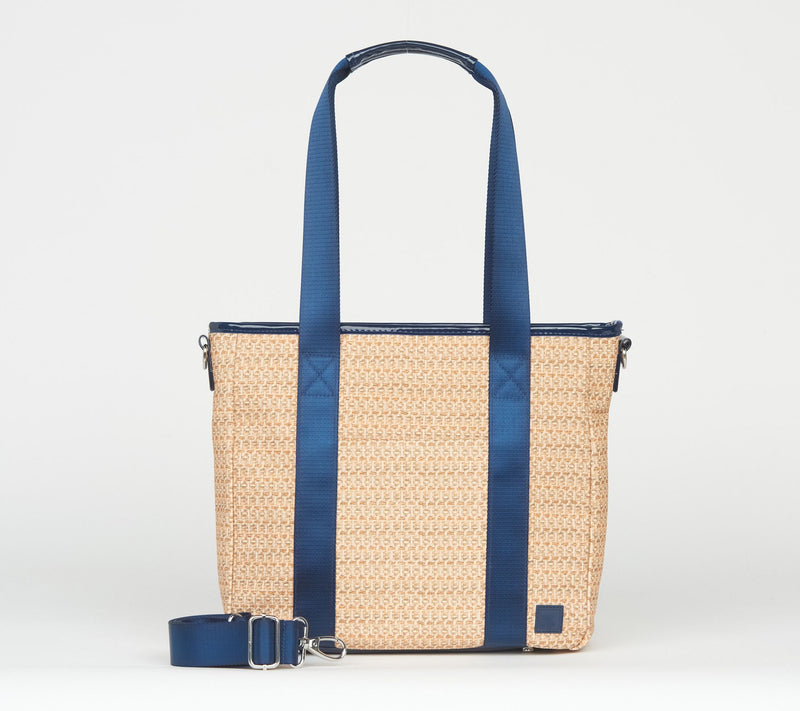 IHKWIP Raffia Carry Your Confidence Tote w/ Crossbody Strap — View 18
