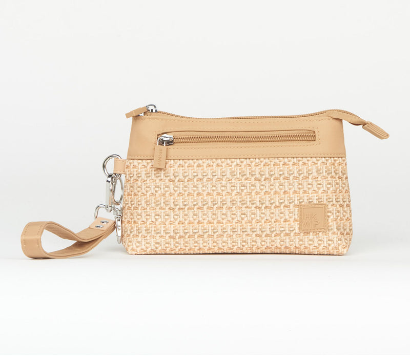 IHKWIP Raffia RFID Pouch with Wristlet — View 16