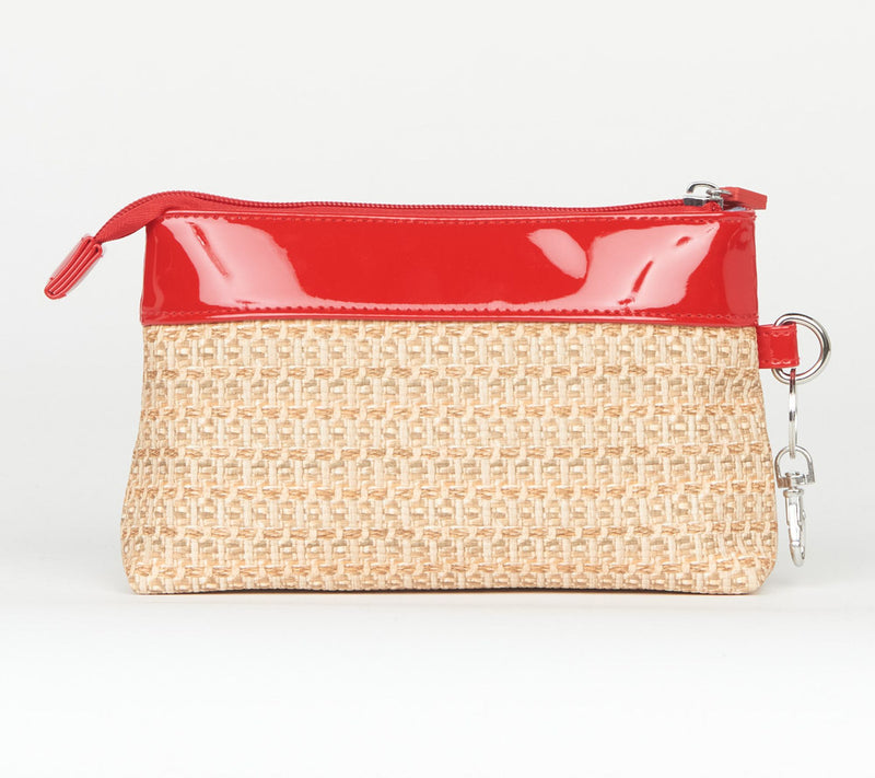 IHKWIP Raffia RFID Pouch with Wristlet — View 5