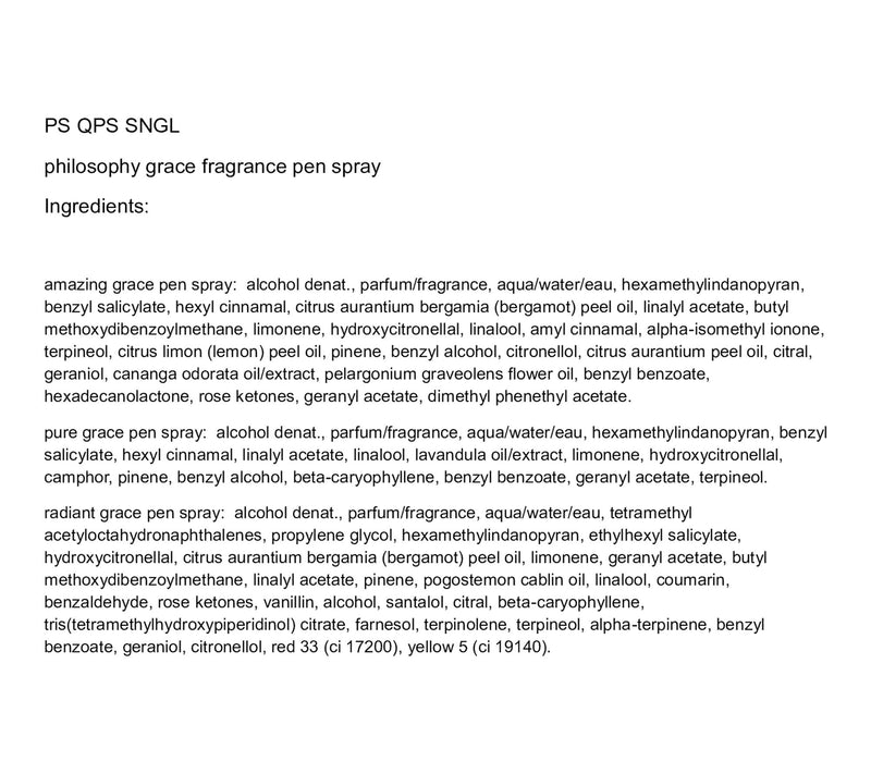 philosophy grace fragrance pen spray — View 2