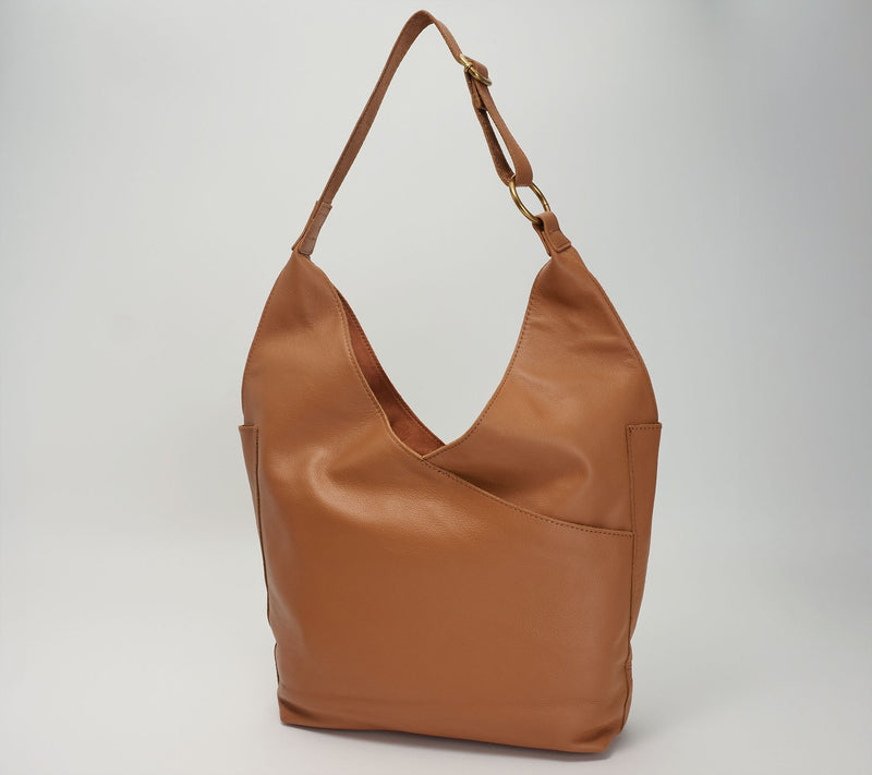 "As Is" American Leather Co. Aly Leather Strap Hobo — View 2