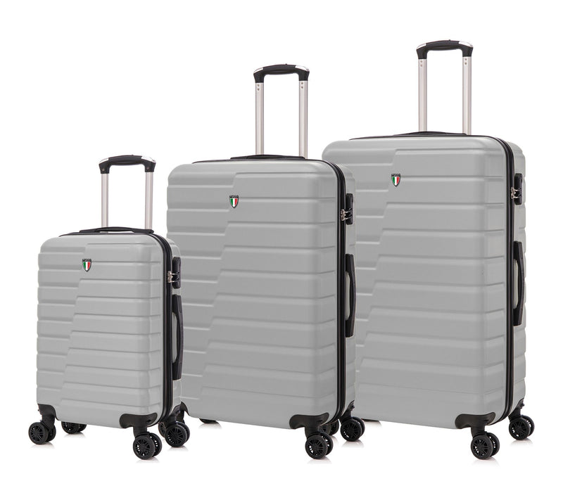 TUCCI Italy MARVELLO 3PC Hardside Luggage Set ( 20", 24", 28") — View 12