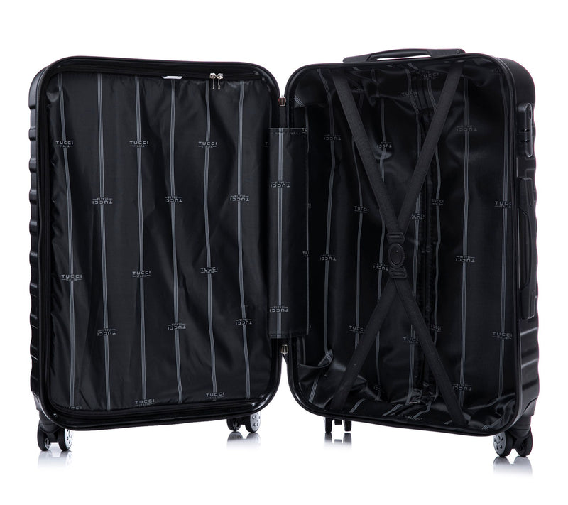 TUCCI Italy CARRAVIA 3PC Hardside Luggage Set ( 20", 24", 28") — View 6