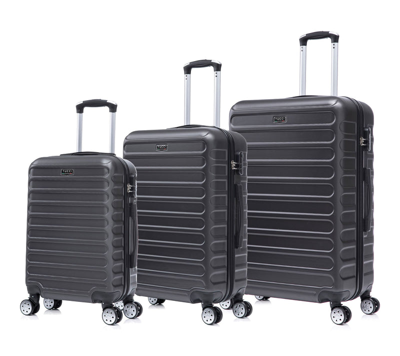 TUCCI Italy CARRAVIA 3PC Hardside Luggage Set ( 20", 24", 28") — View 13
