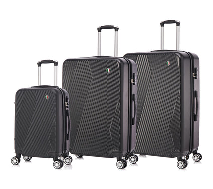 TUCCI Italy COLPI 3PC Hardside Luggage Set (20", 24", 28")