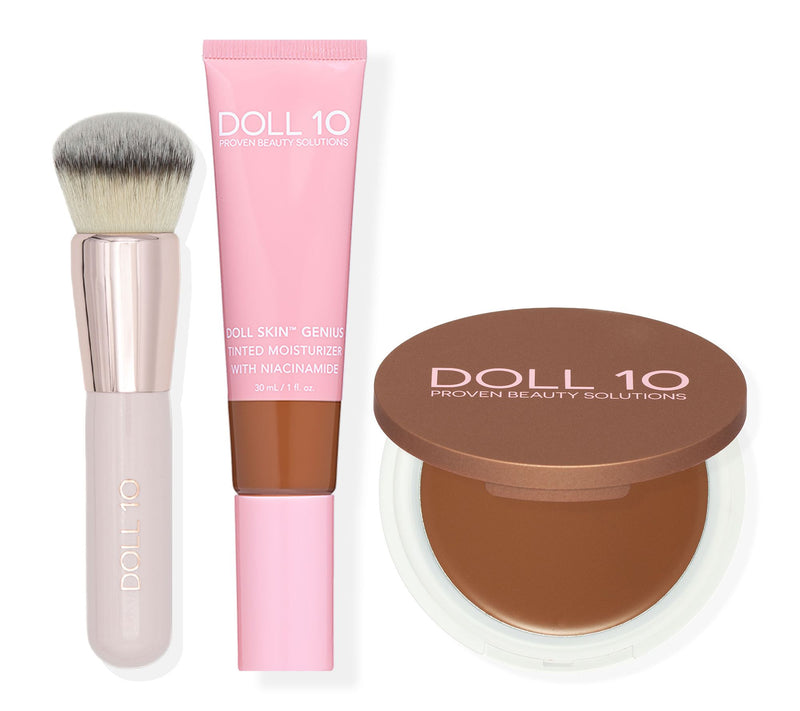 Doll 10 Plant Based Tinted Moisturizer w/ Bronzer & Brush — View 13