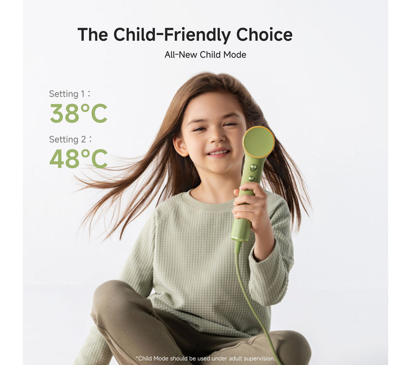 Laifen Mini Hair Dryer + 1 Nozzle + Bag — View 3