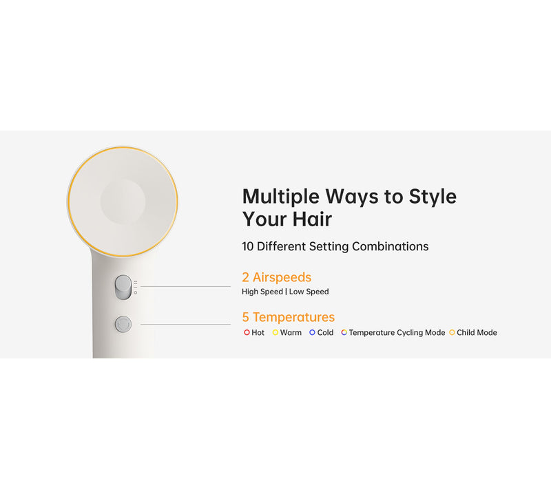 Laifen SWIFT SE2 Hair Dryer with 3 Nozzles — View 5