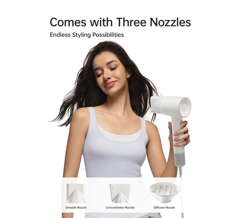 Laifen SWIFT SE2 Hair Dryer with 3 Nozzles — View 2