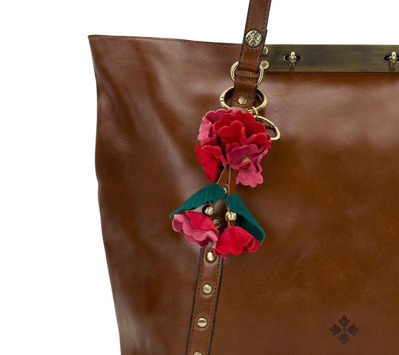 Patricia Nash Suede Hydrangea Bag Charm — View 3