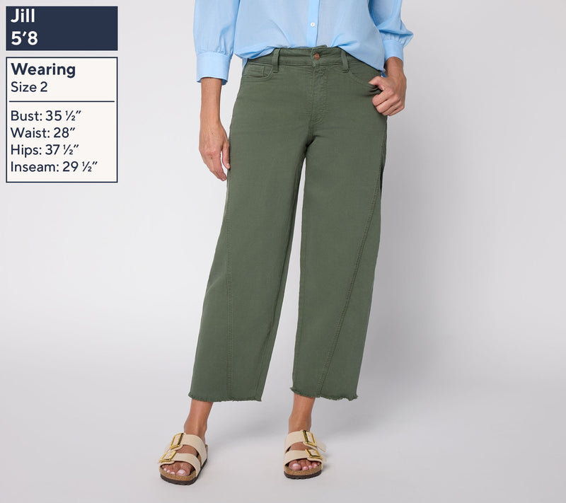 NYDJ Alyssa High Rise Cropped Barrel Leg Jean — View 3