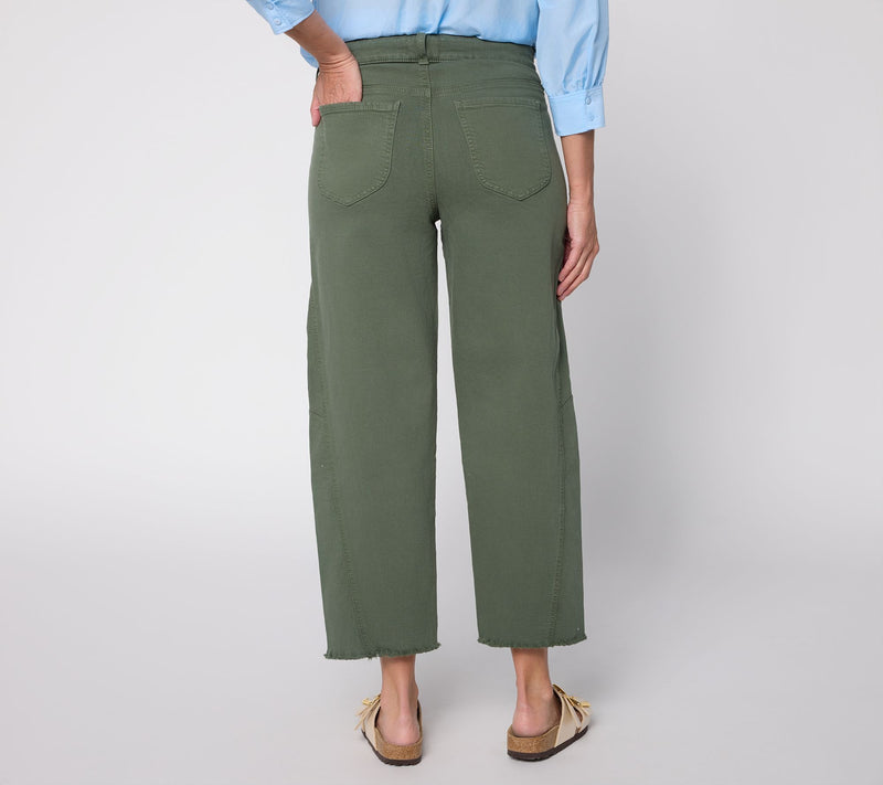NYDJ Alyssa High Rise Cropped Barrel Leg Jean — View 4