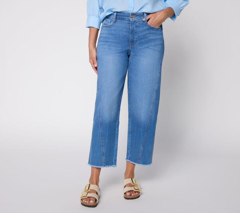 NYDJ Alyssa High Rise Cropped Barrel Leg Jean — View 12