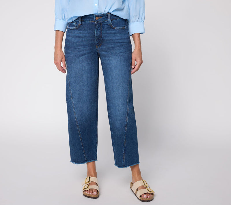 NYDJ Alyssa High Rise Cropped Barrel Leg Jean — View 13