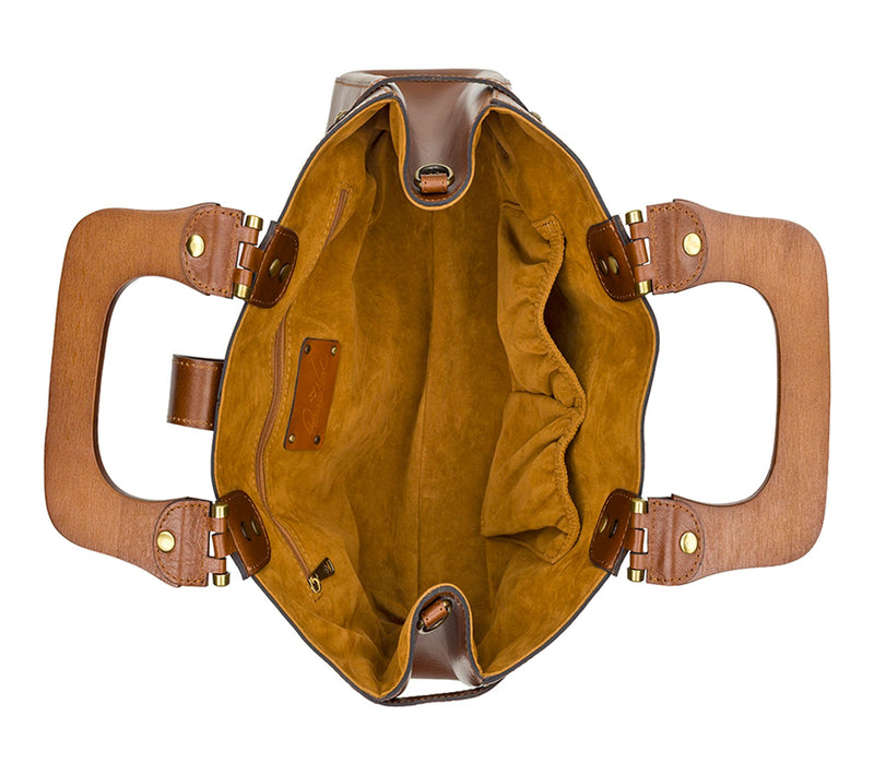 Patricia Nash Sancia Satchel - Vintage Distressed — View 6