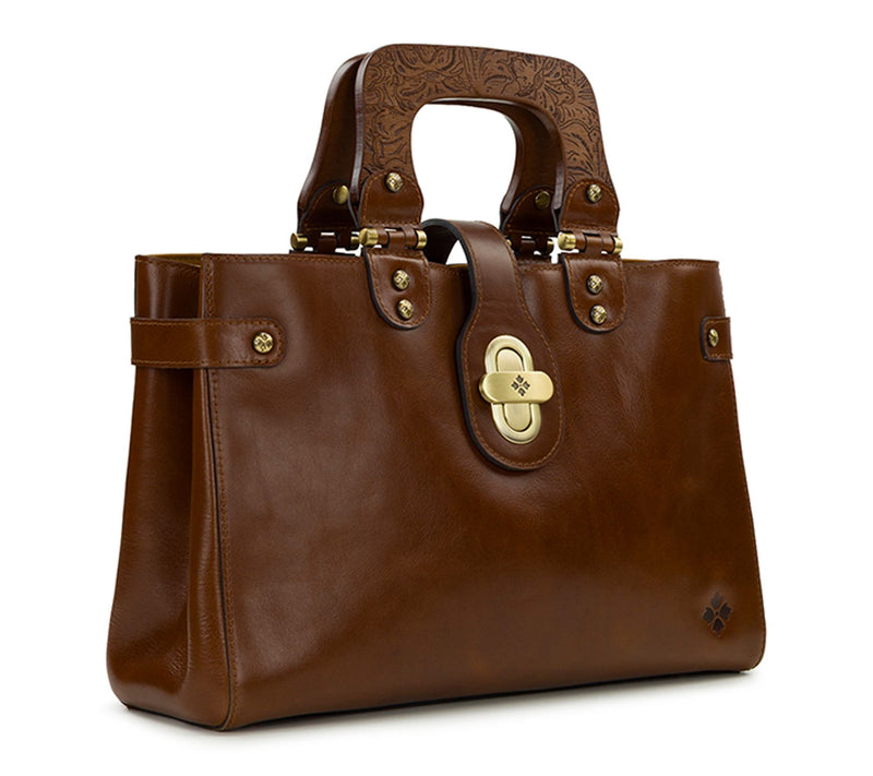 Patricia Nash Sancia Satchel - Vintage Distressed — View 5