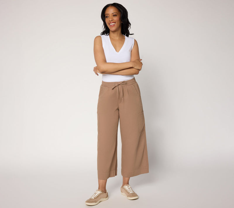 NYDJ Whitney Pull-On Cargo Crop — View 4