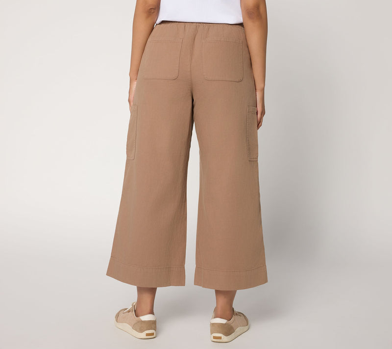 NYDJ Whitney Pull-On Cargo Crop — View 3
