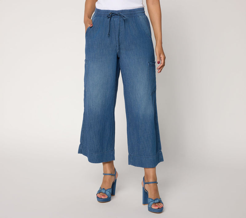 NYDJ Whitney Pull-On Cargo Crop — View 10