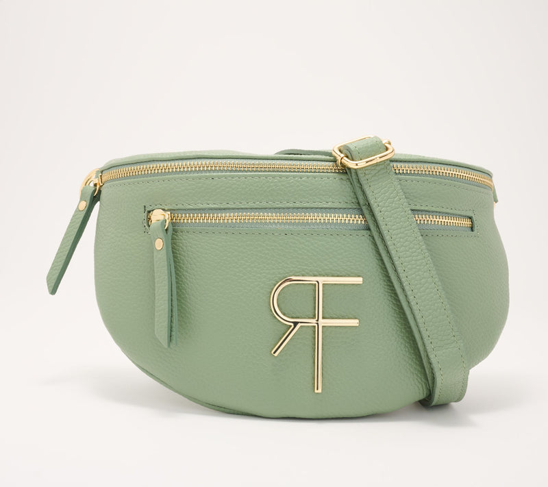Filomena Amore Lady Ischia Leather Monogram Sling with Crossbody — View 12