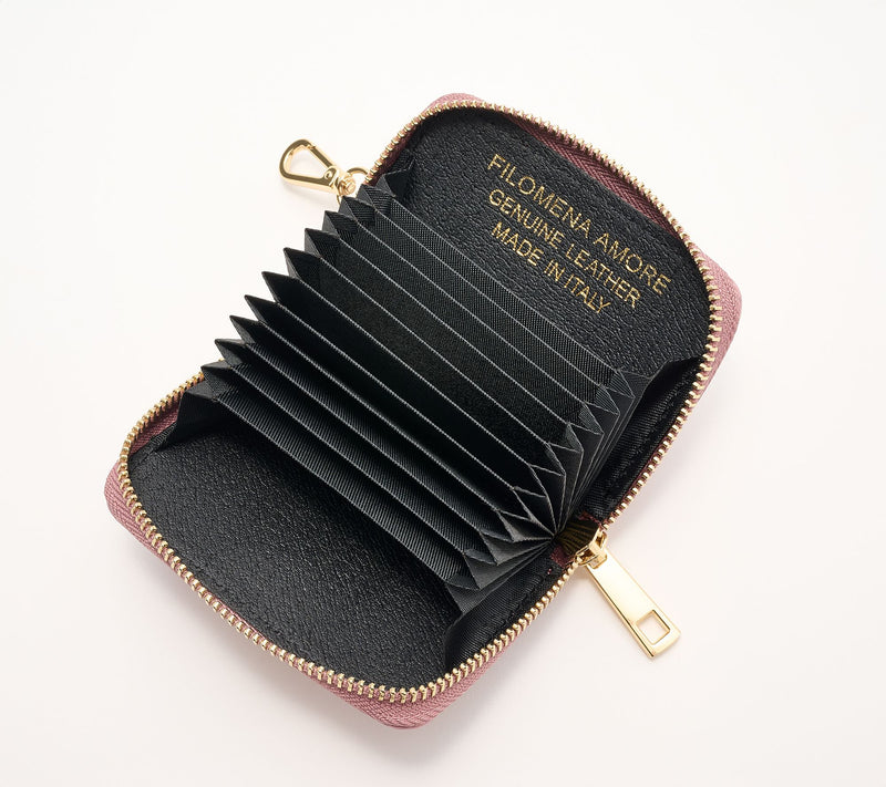 Filomena Amore Miss Unlimited Leather Full Zip Accordian Wallet — View 7