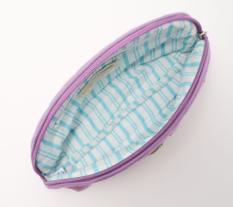 America & Beyond Embellished & Beaded Initial Pouch — View 3