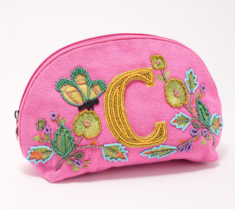 America & Beyond Embellished & Beaded Initial Pouch — View 32