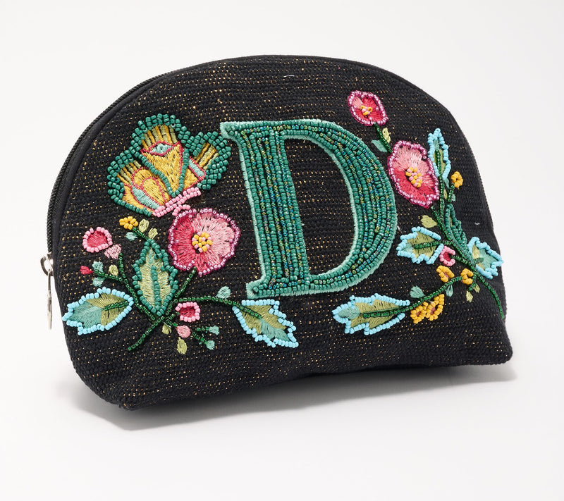 America & Beyond Embellished & Beaded Initial Pouch — View 33