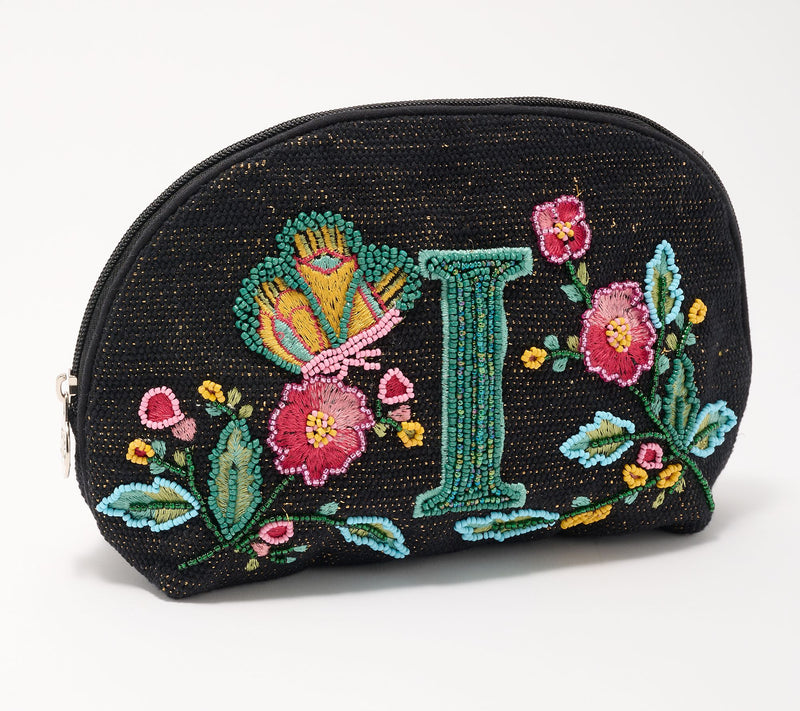 America & Beyond Embellished & Beaded Initial Pouch — View 38