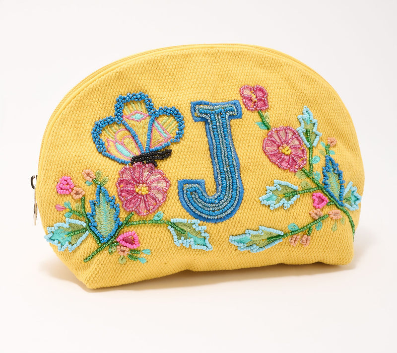 America & Beyond Embellished & Beaded Initial Pouch — View 39