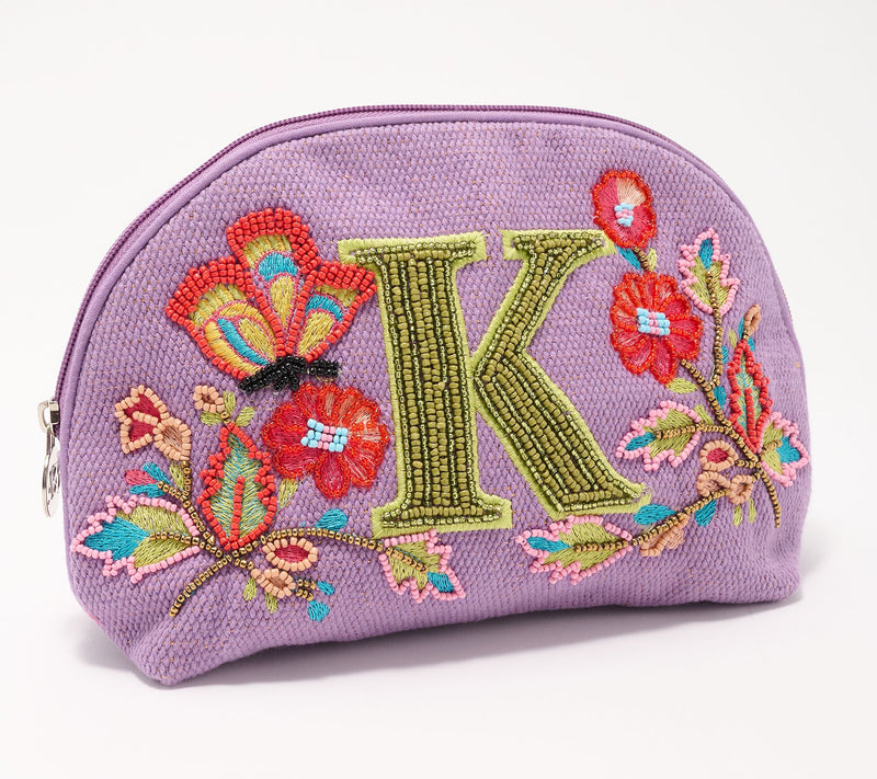 America & Beyond Embellished & Beaded Initial Pouch — View 40